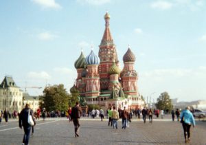 St Basil's Cathedral Red Square Moscow.Edited